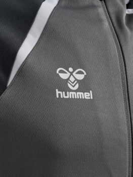 Kinder Hummel Lead 2.0 Kapuzen Trainingsjacke - Steel gray/Asphalt